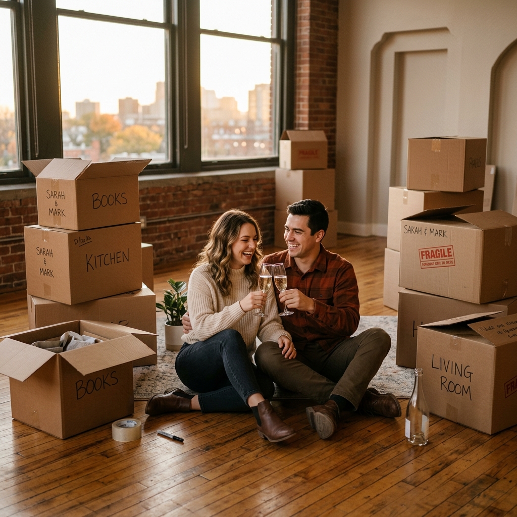 First day in our new home